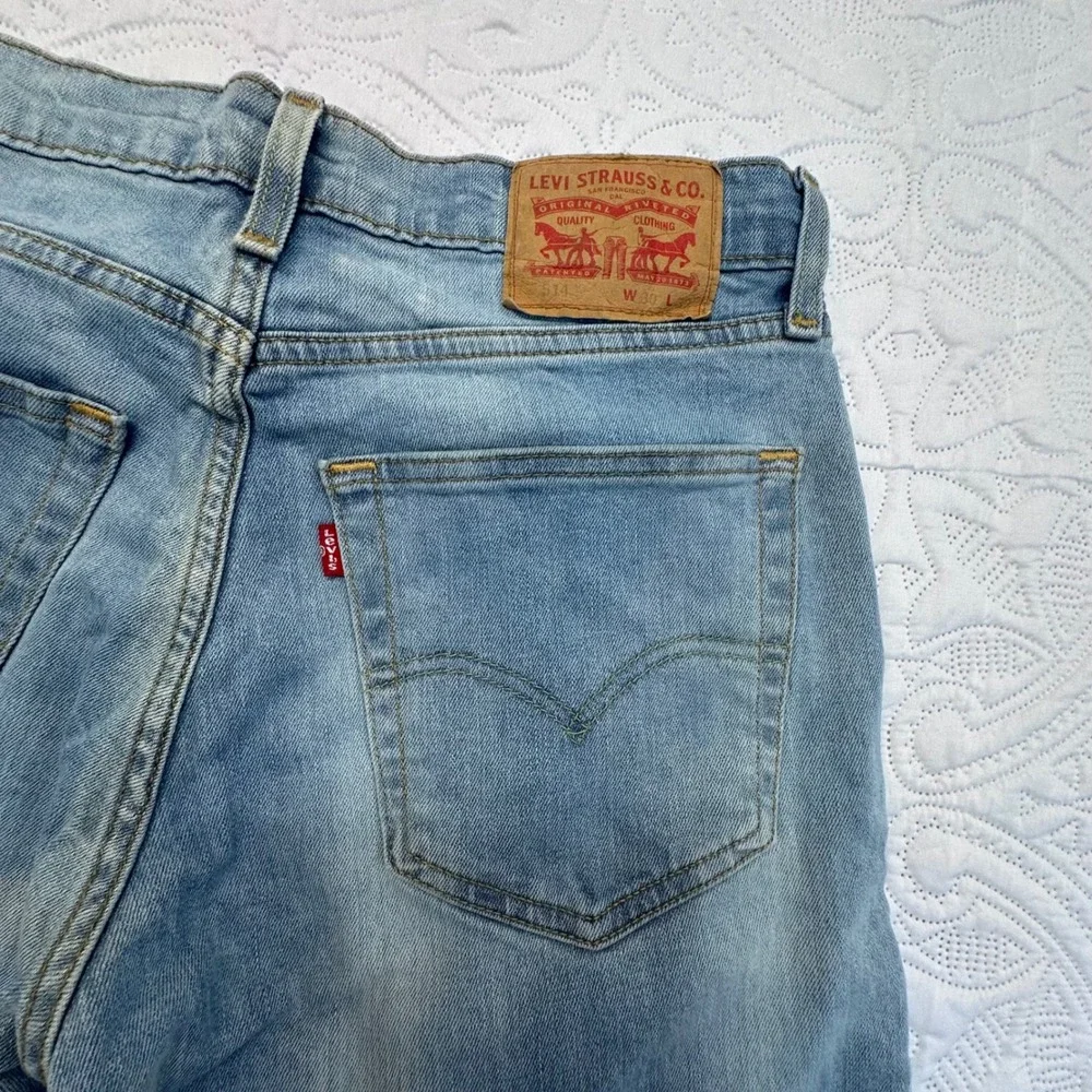 Levis 511 Slim Fit Jeans Light Wash Blue Denim 31x31 Mens Casual Pants